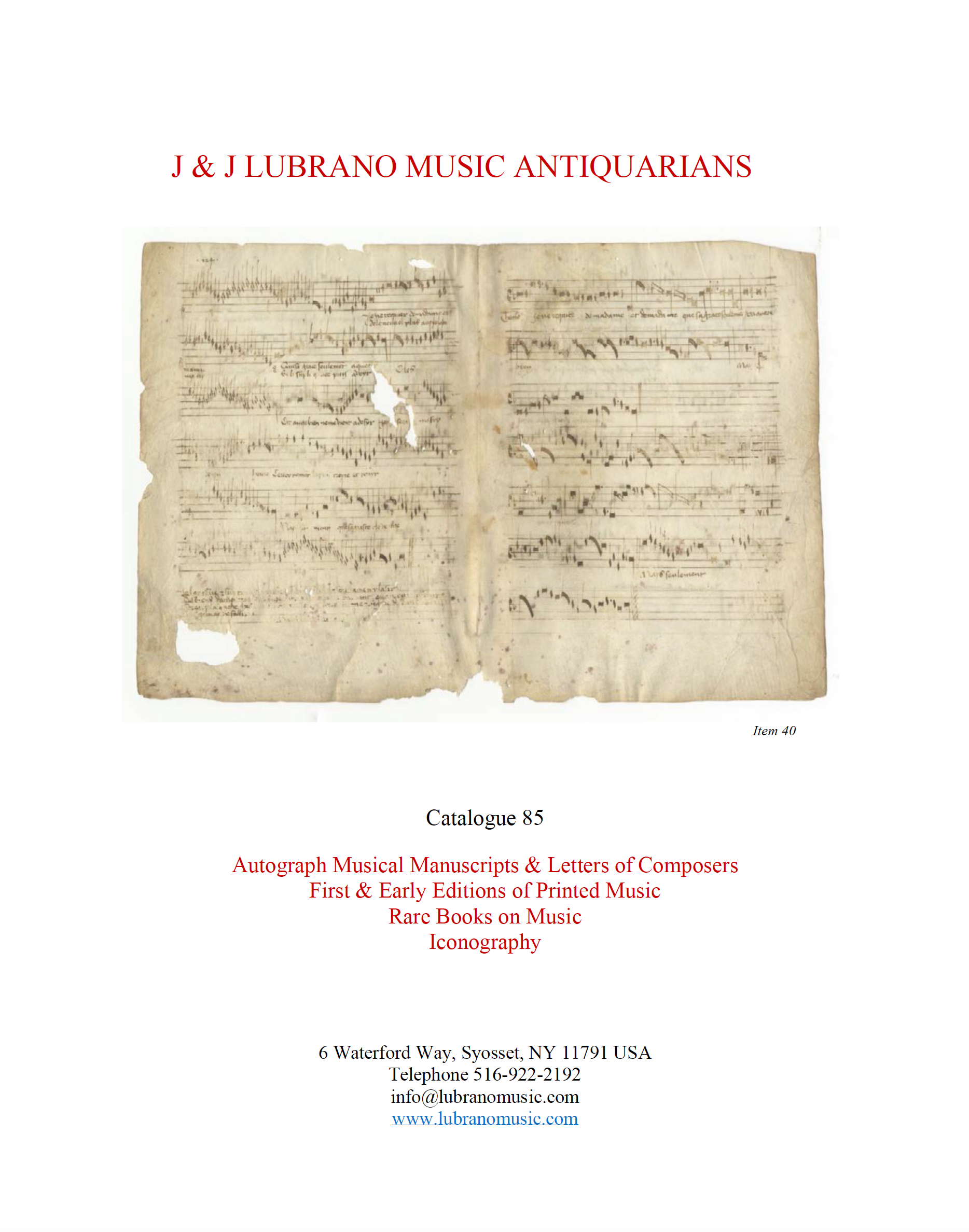 Catalogue 85