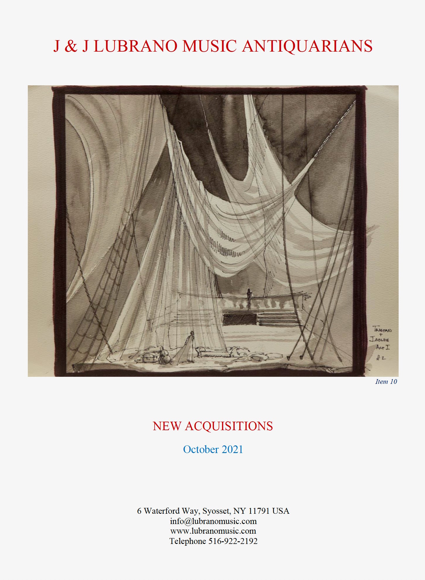 NEW ACQUISITIONS OCTOBER 2021