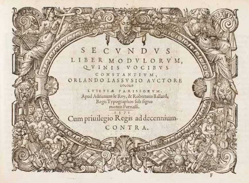 The Acquisition of Orlando di Lasso Partbooks by Princeton University Library