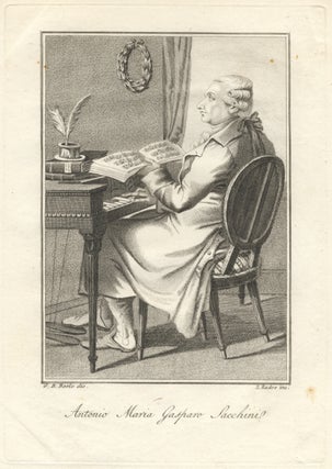 Item #22772 Portrait etching and stipple engraving by Luigi Rados (1773-1840) after Giovanni...