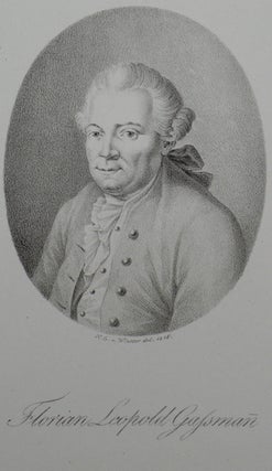 Item #23261 Portrait lithograph by Heinrich von Wintter (1788-1825), bust-length. Florian Leopold...