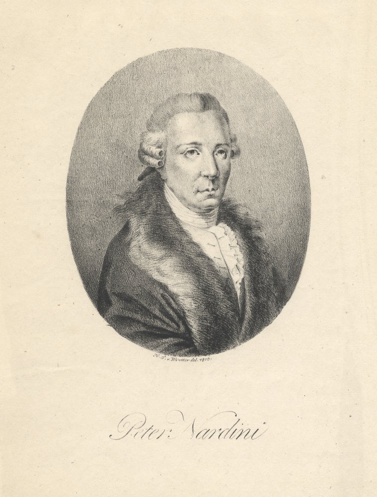 Item #23274 Portrait lithograph by Heinrich von Wintter (1788-1825). Pietro NARDINI.
