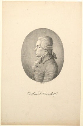 Item #23424 Half-length portrait lithograph by Heinrich von Wintter (1788-1825). Karl Ditters von...