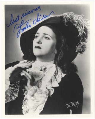 Item #23885 Bust-length role portrait photograph of the soprano as Leonora in Verdi's La Forza...