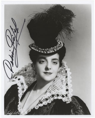 Item #23922 Bust-length role portrait photograph of the soprano as Elisabeth in Verdi's Don...