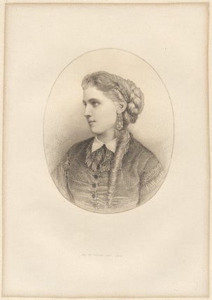 Item #24519 Bust-length portrait engraving of the noted Swedish soprano. Christine NILSSON