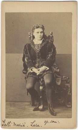 Item #24551 Carte de visite photograph of the noted French mezzo-soprano. Célestine...