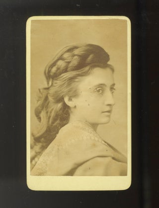 Item #24569 Carte de visite photograph of the noted English actress. Mary Frances Scott SIDDONS