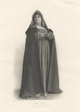 Item #24610 Role portrait of the French contralto from Alfred Bruneau's opera L'Ouragan....