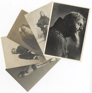 Item #24621 6 vintage postcard photographs of the famed Russian bass in various operatic roles....