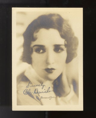 Item #24733 Fine vintage photograph by Paramount Studios of the prominent American actress,...