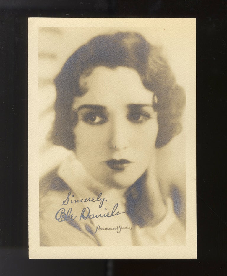 Item #24733 Fine vintage photograph by Paramount Studios of the prominent American actress, singer, dancer, writer, and producer. Bebe DANIELS.