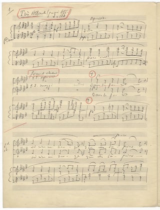Item #25149 [Op. 95]. Le Petit Chaperon Rouge Double choeur pour voix de femmes et. Henri BUSSER