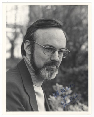 Item #25459 Bust-length photograph of the noted English composer and pianist, signed and...