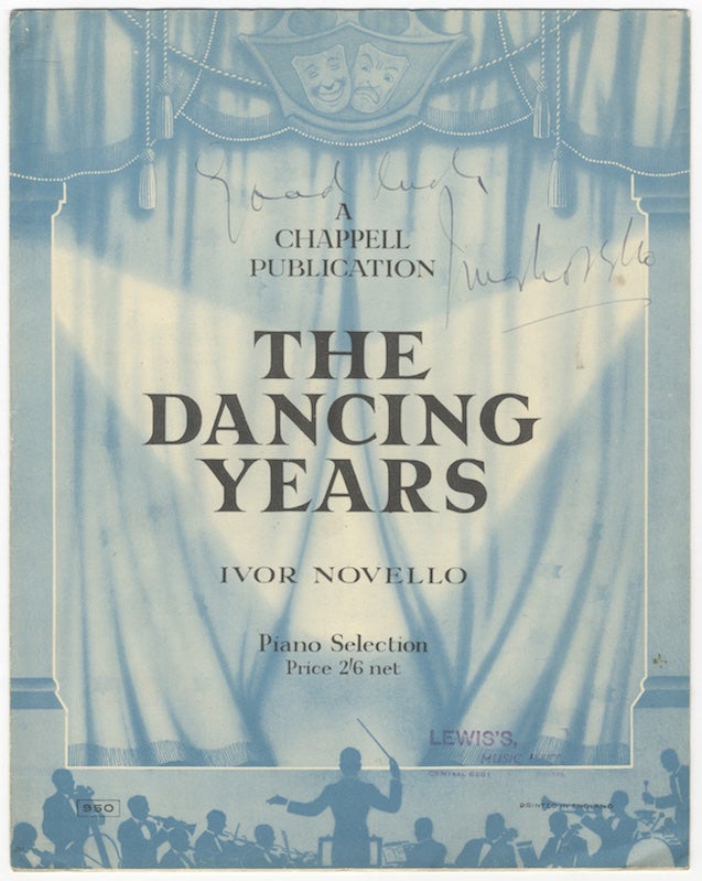 Item #25576 The Dancing Years... Piano Selection Price 2'6 net. Ivor NOVELLO.