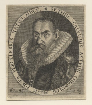 Item #25615 Portrait engraving by Melchior Haffner. Sethus CALVISIUS