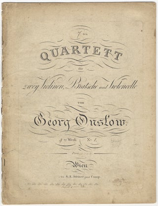 Item #25803 [Op. 9, no. 1]. [7]tes Quartett für zwey Violinen, Bratsche und Violoncelle......