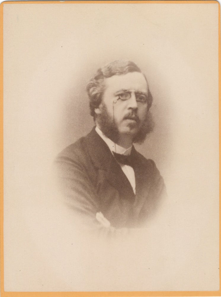 Item #27059 Cabinet card photograph of the Swedish musician and arts administrator. Eugène von STEDINGK.