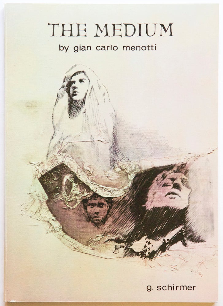 Item #27480 The Medium tragedy in two acts words and music by Gian-Carlo Menotti Revised Version. [Piano-vocal score]. Gian Carlo MENOTTI.