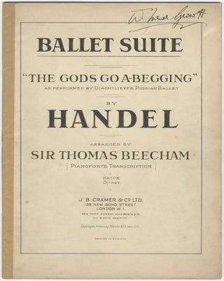 Item #27817 Ballet Suite "The Gods Go A-Begging" as performed by Diaghileff's Russian Ballet......