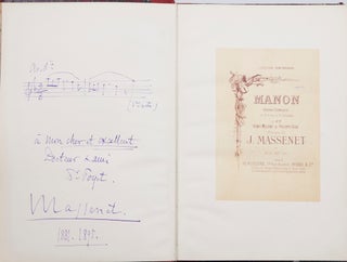 Item #28138 Manon Opéra-Comique en Cinq Actes et Six Tableaux de MM. Henri Meilhac et. Jules...