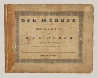 Item #28289 [Le Maçon Opéra en trois Actes]. Der Maurer Oper in drei Acten... vollständiger....
