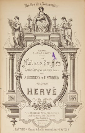 Item #28456 Nuit aux Soufflets Opéra Comique en trois actes de A. d'Ennery et P. HERVÉ,...