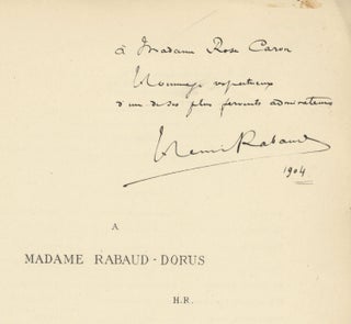 Item #28563 La Fille de Roland Tragédie Musicale en Quatre Actes d'après Henri de Bornier....