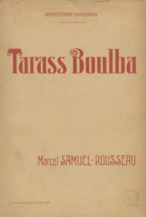 Item #28567 Tarass Boulba Drame Musical en cinq actes ... d'après Gogol par Louis de Gramont ......