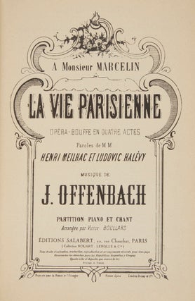 Item #28868 La Vie Parisienne Opéra-Bouffe en Quatre Actes Paroles de M. M. Henri Meilhac et...