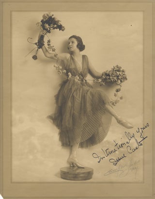 Item #29400 Fine full-length original photograph of the noted ballroom dancer in costume, posed...