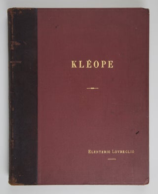 [Rhodope]. Opera in three acts with a ballet based on the poem Kléope by Marcel Durey et A.V. Lions. Manuscript piano-vocal score, possibly autograph