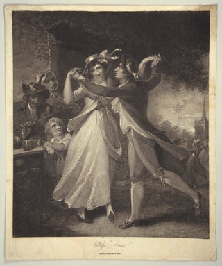 Item #29754 Mezzotint entitled "Village Dance." London, 1814. DANCE - 19th Century