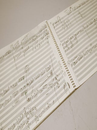 Pastime. A song cycle for baritone and orchestra. Autograph working manuscript. 2006.