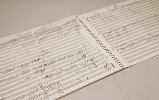 Pastime. A song cycle for baritone and orchestra. Autograph working manuscript. 2006.