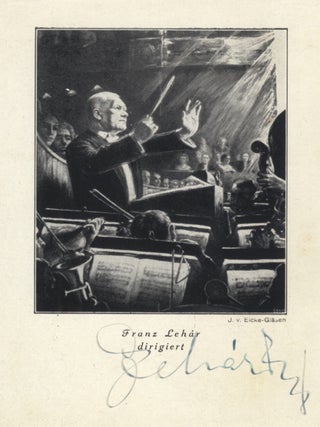 Postcard photograph signed