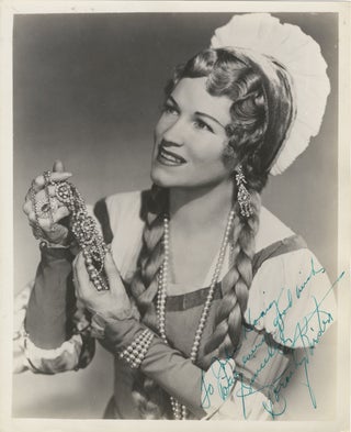 Item #31850 Role portrait photograph with autograph signature of the American soprano. Dorothy...