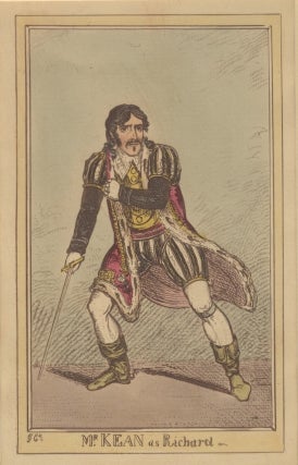 Role portrait as Richard III. Hand-coloured engraving by F.W. Pailthorpe after George Cruikshank