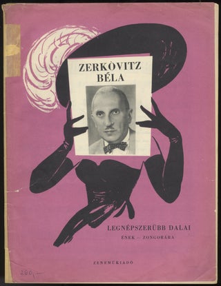 Item #31987 Legnépszerübb dalai [His Most Popular Songs]. Ének - Zongorára. Béla...