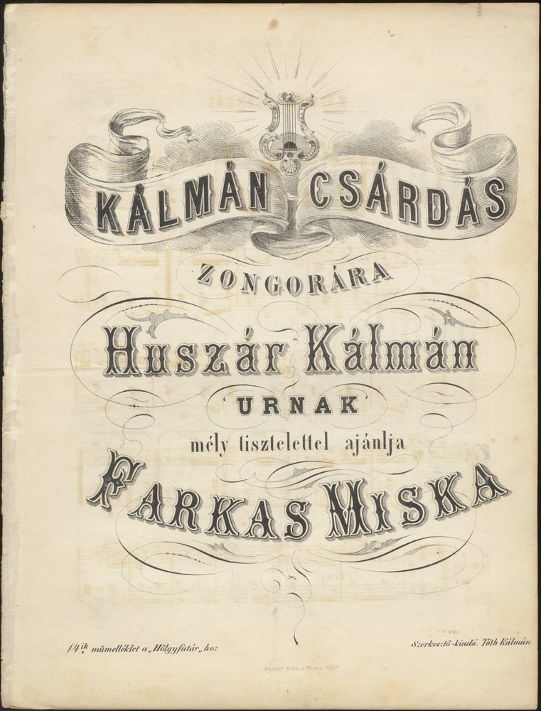 Item #32233 Collection of 4 csárdás for piano. Miska FARKAS.