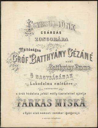 Collection of 4 csárdás for piano.