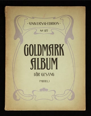 Item #32261 Goldmark-Album. Karl GOLDMARK