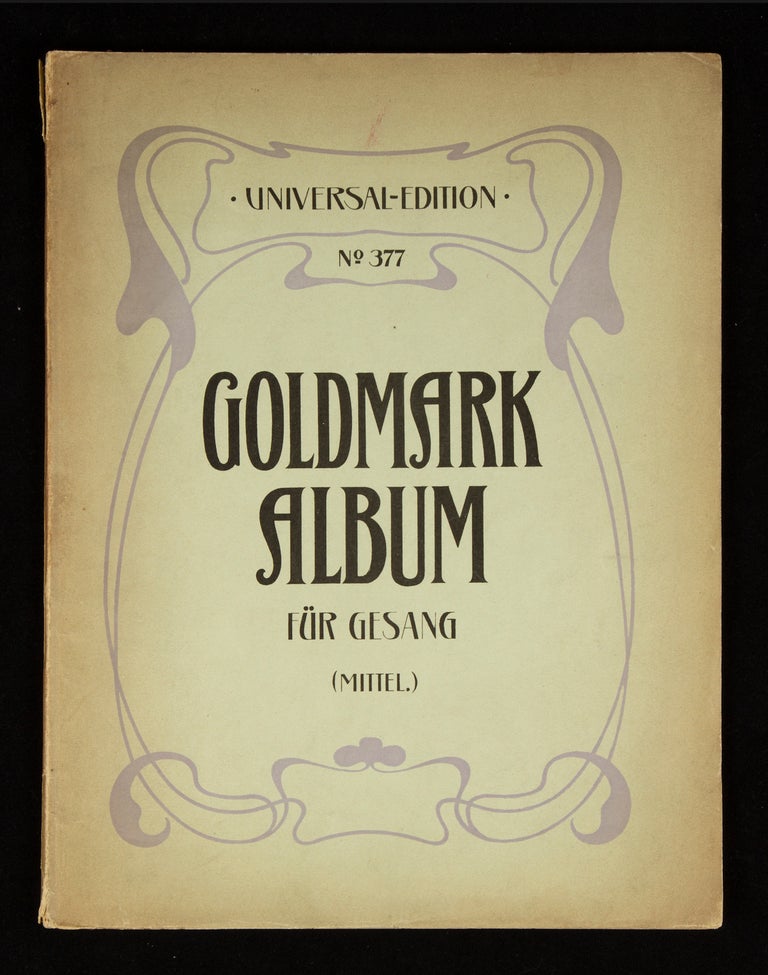 Item #32261 Goldmark-Album. Karl GOLDMARK.