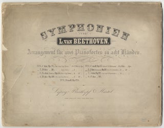 Item #33112 [Op. 68]. Symphonien ... No. 6. F dur (Pastorale) Op. 68. (Arr. v. F.L. Schubert)...