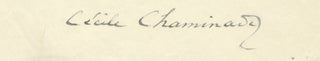 Item #33433 Autograph letter signed in full to Belgian King Albert I. Cécile CHAMINADE