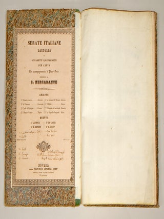 Serate Italiane Raccolta di Otto Ariette e quattro Duetti