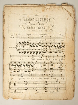Collection of 4 opera excerpts in piano-vocal score