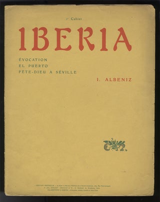Item #34140 Iberia [Solo piano]. Isaac ALBÉNIZ