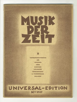 Item #34273 Musik der Zeit II [Solo piano]. PIANO MUSIC - 20th Century