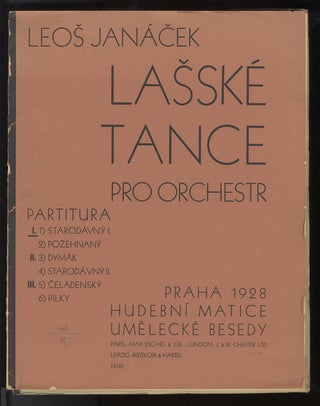 Item #34335 Lašské tance [Lachian Dances] pro orchestr. I [-II] [Full score]. Leoš...